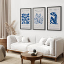 Henri Matisse Museum Blue Wall Art Print Set by Wall Art Set