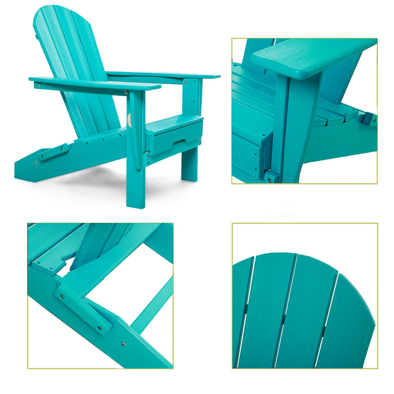 Heritage Folding Adirondack Chair by ResinTEAK