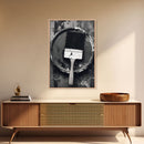 Paint Brush Wall Art, Brush Wall Decor, Black And White Print, Minimalist Print. Wall Decor, Canvas Art, Wall Art, Framed Canvas Wall Decor