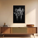 Kitchen Utensils Wall Art, Kitchen Wall Decor, Black And White, Minimalist Print, Wall Decor, Canvas Print, Wall Art, Framed Canvas