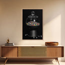 Gumball Machine Wall Art, Candy Dispenser Wall Decor, Kitchen Art, Minimalist Print, Wall Decor, Canvas Print, Wall Art, Framed Canvas