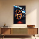 Car Guy Wall Art, Exotic Super Car Deep Dish Rims, Office or Man Cave Art, Automotive Photography, Sports Car Wall Art