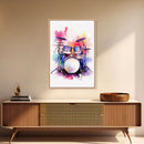 Drum Art, Gift For Drummer, Framed Canvas Print, Studio Art, Music Studio Decor, Drum Set