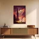 Dark Tower, High Fantasy Art Canvas Print, unique wall art, fantasy concept art