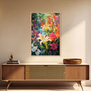 Flowers Wall Print, Floral Art, Calla Lily Print, Spring Art, Canvas Print, Wall Art, Vertical Art, Congratulations Gift, Country Home Art