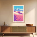 Great Sand Dunes National Park Travel Poster Art, Canvas Print Wall Art, Colorado Travel Art, Midcentury Modern Travel Decor, MCM Wall Art