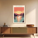 Hot Springs National Park Travel Poster Art, Canvas Print Wall Art, Arkansas Travel Art, Midcentury Modern Travel Decor, Wall Art