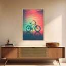 Retro 1980s Bike Canvas Print, Bicycle Art, Framed Wall Art, Fine Art Photography Print, Retro Inspired Wall Decor, Man Cave Art, Office Art