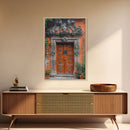 Change23 Colorful Indian Architecture Canvas Print, Traditional Art if India, Photography Print, Indian Wall Art, Living Room Decor