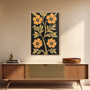 Framed Canvas Print Wall Art Boho Floral Print, Botanical Wall Art, Flower Market Poster, Minimalist Home Decor, Modern Farmhouse Art