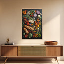 Retro Food Wall Art Canvas Print, Kitchen Decor, Kitchen Painting, Dining Room Painting, Modern Farmhouse Wall Art
