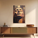 Ozymandias Painting Canvas Print, Ozymandias Wall Art, Ozymandias Print, Framed Canvas, Eclectic Home Decor