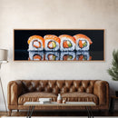 Kitchen Wall Art Home Decor, Dining Room Art, Painting of Sushi Canvas Print, Modern Art, Eclectic Kitchen Decor, Modern Kitchen