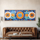 Mosaic Style Abstract Art Print, Sunflowers Mosaic Print, Floral Decor, Flower Abstract Art, Mosaic Wall Art Print, Sunflower Painting