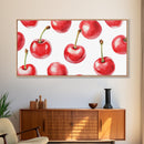 Kitchen Wall Art - Watercolor Painting of Cherries - Canvas Print - Cherry Wall Art - Cherry Decor - Cherries Kitchen Wall Art - Kitsch Kitchen