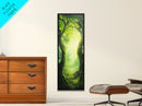 Fantasy Forest Landscape Painting Canvas Print, Tall Narrow Wall Art, Tall and Skinny Painting, Landscape Wall Art, Accent Piece