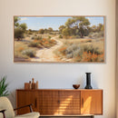 Landscape Oil Painting Canvas Print, West Texas Wall Art, West Texas Prairies, Made in Texas, Texan Art