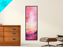 Sunset Gradient Canvas Print - Abstract Pink Orange Wall Art, Sunrise Inspired Minimalist Painting, Bedroom Decor, Above Bed Artwork