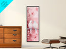 Lovebirds Canvas Print Cherry Blossom Pink Art Romantic Wall Decor Feminine Aesthetic Whimsical Gift Idea Bedroom Art