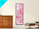 Pastel Pink Beauty Tools Canvas Print Feminine Wall Art Light Pink Bathroom Decor Makeup Lover Rustic Vertical Artwork Girly