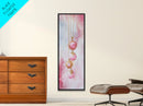 Pearl Necklace Watercolor Canvas Print Pink Wall Art Glamour Bedroom Decor Romantic Wabi Sabi Aesthetic Art
