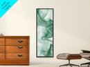 Abstract Green Canvas Print, Botanical Wall Art, Whimsical Minimalist Sage Artwork, Moody Decor for Bedroom or Guest Room, Gift Idea