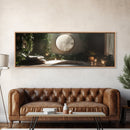 Zen Canvas Print Minimalist Indoor Jungle Art Peaceful Boho Decor Relaxing Yoga Art Bedroom Wall Art Nature Inspired