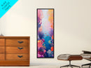 Vibrant Coral, koi fish painting, whimsical art, pink orange wall art, ocean painting, seascape painting, beach house art, canvas print