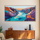 Grand Canyon, Southwest Wall Art, Extra Wide Art, Panoramic Painting, Landscape Painting, Above Bed Wall Art, Canvas Print