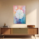 Lemon Art Print, Citrus Kitchen Decor, Coastal Art, Tropical Fruit Painting, Boho Art, Vibrant Wall Art, Canvas Print, Dining Room Decor
