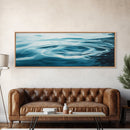 Tranquil Water Ripples Canvas Print, Minimalist Ocean Wall Art, Zen Spa Decor, Modern Abstract Water Art, Living Room Decor