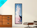 Ocean Wave, Water Splash, Framed Canvas Print, Abstract Coastal Art, Beach House Decor, Modern Minimalist, Tranquil Wall Art