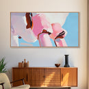 Pink Skull, Contemporary Pop Art, Bold Wall Decor, Cool Living Room Art, Unique Framed Canvas Print, Edgy Aesthetic Artwork