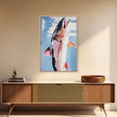 Fish, Realistic, Fishing Art, Lake House Decor, Wildlife Enthusiast Gift, Rustic Cabin Wall Art, Outdoor Theme, Framed Canvas Print