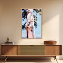 Tree Bark, Nature Wall Art, Minimalist Landscape, Boho Decor, Framed Canvas Print, Rustic Home, Neutral Aesthetic, Office Art