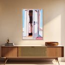 Open Door, Sunlit Entryway, Warm Aesthetic, Canvas Print, Cozy Home Decor, Minimalist Art, Farmhouse Wall Art, Living Room Decor
