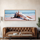 Beach Driftwood, Coastal Art, Seaside Wall Decor, Nature Painting, Canvas Print, Living Room Wall Art, Modern Beach House Art