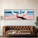 Nautical Anchor, Beach House Art, Coastal Decor, Framed Canvas Print, Ocean Wall Art, Minimalist Seascape, Sailor Aesthetic, Living Room