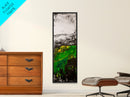 Abstract Meadow, Green Fields, Contemporary Landscape, Nature Inspired Art, Textured Painting, Rustic Wall Decor, Canvas Print