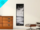 Monochrome Seascape, Minimalist Ocean Art, Black White Canvas Print, Coastal Home Decor, Large Wall Art, Beach Painting, Modern Artwork