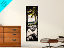 Hammock Beach View, Tropical Wall Art, Relaxing Coastal Scene, Boho Art, Canvas Print, Bedroom Decor, Palm Tree Art, Tranquil Vibes