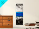 Abstract, Ocean, Horizon, Canvas Print, Contemporary Coastal Decor, Blue and Gold Art, Modern Living Room Wall Art, Minimalist Design