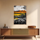 Desert, Canyon Landscape, Western Wall Art, Canvas Print, Rustic Home, Earthy Tones, Living Room Decor, Southwest Aesthetic
