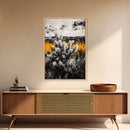 Nature Artwork, Desert Landscape, Western Home Decor, Canvas Print, Rustic Wall Art, Black and White Art, Fall Inspired Artwork
