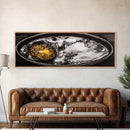 Saturn Rings, Space Art, Planetary Abstract, Canvas Print, Outer Space Decor, Sci-Fi Wall Art, Living Room Art, Celestial Home Decor