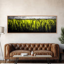 Seaweed Motion, Ocean Canvas Print, Coastal Wall Art, Minimalist Abstract, Green Sea Art, Nature Inspired, Modern Decor, Living Room Art