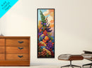 Tropical Coral Reef Fish, Canvas Print Vibrant ocean nursery decor, undersea reef painting, coastal home accent, tropical boho style artwork