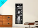 Surfboard Shop Hallway, Rustic Surf Decor, Beach Lifestyle Print, Framed Canvas Print, Man Cave Wall Art, Coastal Boho Vibes, Cabin Wall Art