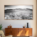 Ocean Surface, Sunlit Water, Sea Ripple, Underwater Light, Canvas Print, Modern Beach Art, Bathroom Wall Decor, Coastal Vibes