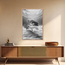 Underwater Trout Closeup, Realistic Fish, Nature Photography, Canvas Print, Man Cave Art, Fishing Lover Gift, Rustic Lake Decor